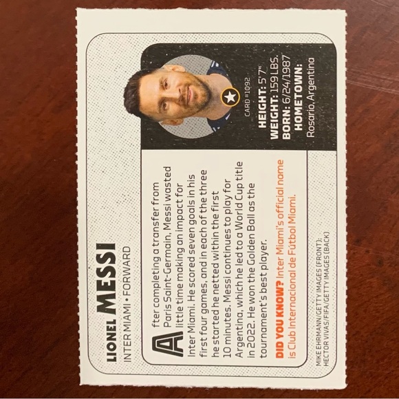 2023 Sports Illustrated for Kids LIONEL MESSI Inter Miami MLS - Picture 2 of 2